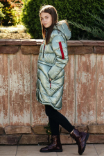 Пальто для девочки GnK С-687 превью фото