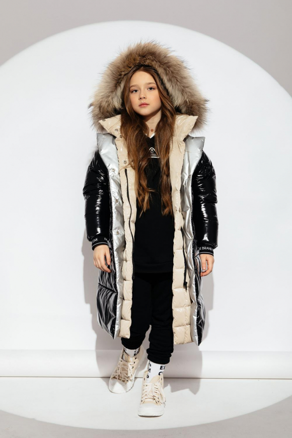 Пальто для девочки GnK ЗС-917 фото